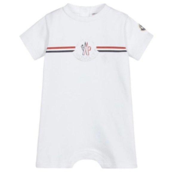 BNWT MONCLER Baby PAGLIACCETTO onesie, size 3-6 months - Picture 1 of 8